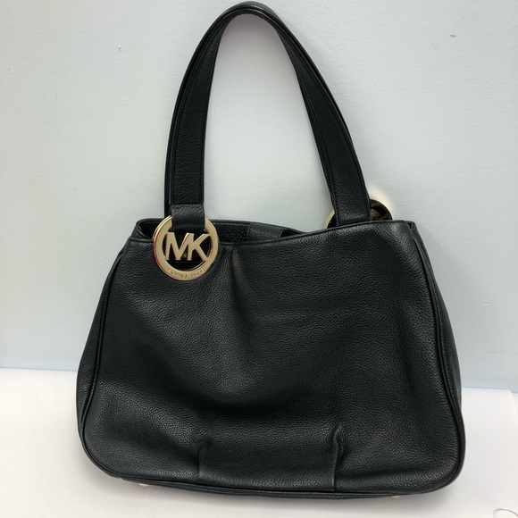 Michael kors handbag beautiful black soft leather - Picture 2 of 8